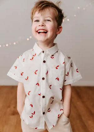 Mistletoe Collared Shirt