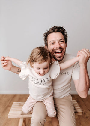 BODYSUIT/TEE-  Dad's Little Love Frill