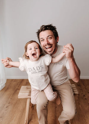 BODYSUIT/TEE-  Dad's Little Love Frill