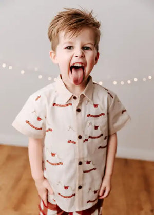 Rocking Horse Collared Shirt