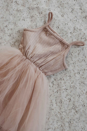 Pointelle Peach Tutu