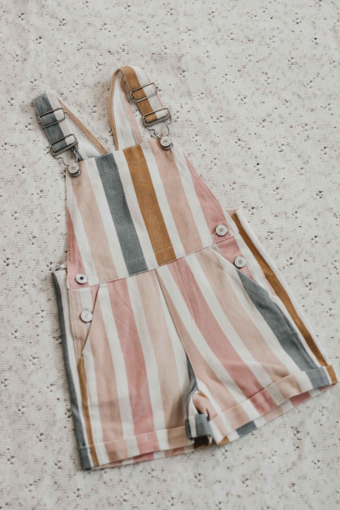 Denim Overalls - Vintage Stripe  (Preorder Late Dec)