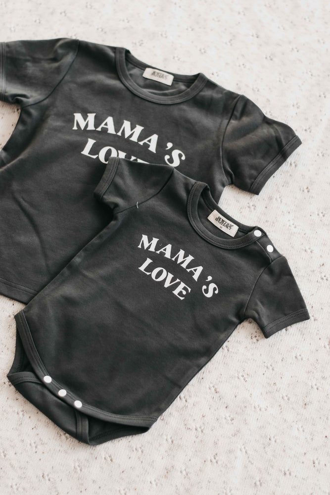 Charcoal Mamas Love Bodysuit