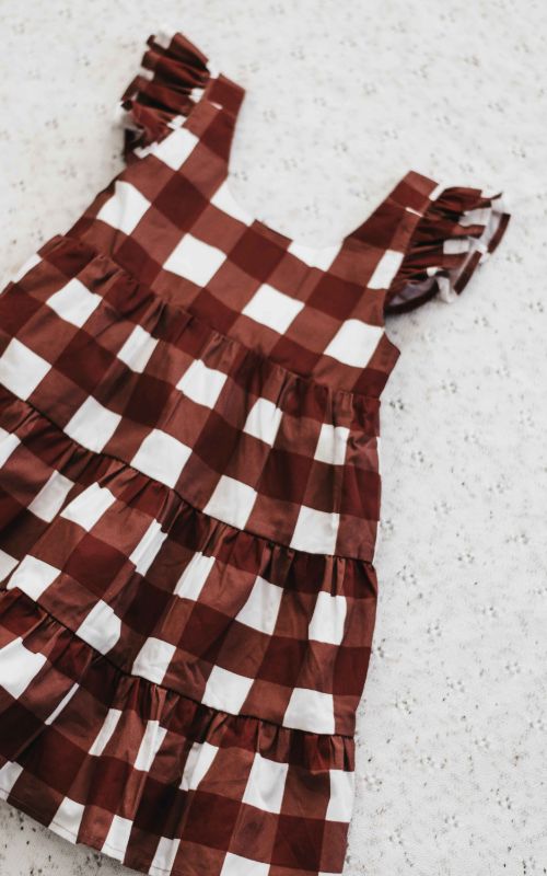 Gingham Playsuit/Dress