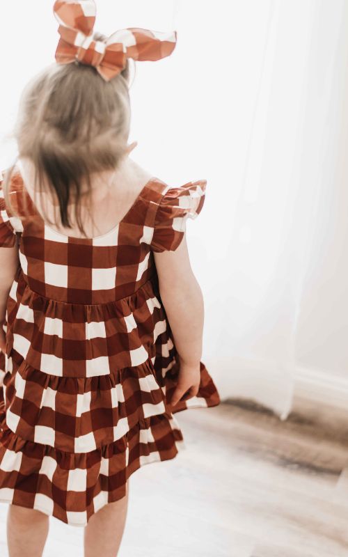 Gingham Playsuit/Dress