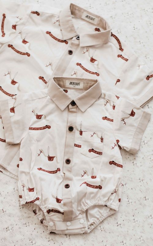 Rocking Horse Collared Shirt