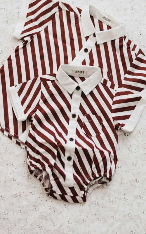 Candy Cane Collared Shirt