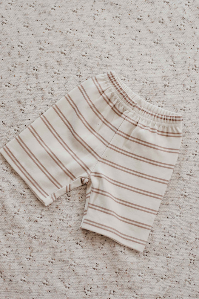 Mushroom Stripe Bike Shorts