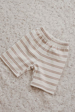 Mushroom Stripe Bike Shorts