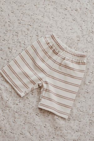 Mushroom Stripe Bike Shorts