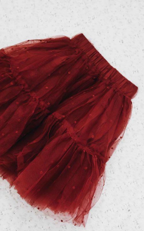 Red Star Tulle Skirt