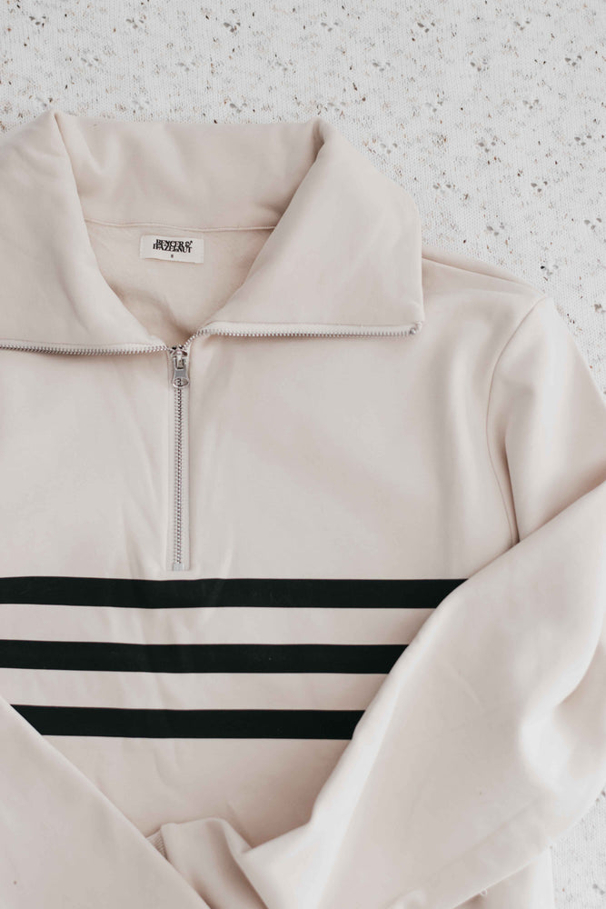 Adult Sweater - Neutral Stripe PREORDER MARCH