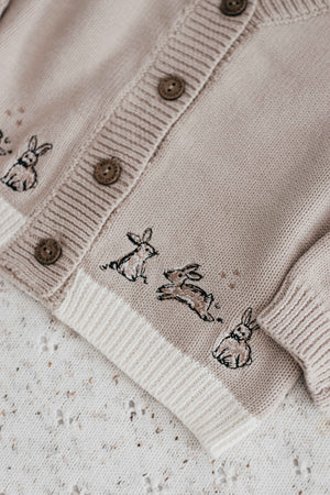 Knit Cardy - Bunnies PREORDER MARCH