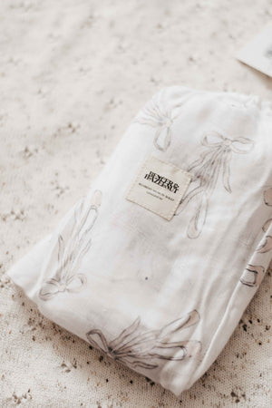 Bamboo Muslin Swaddle - Tiny dancer