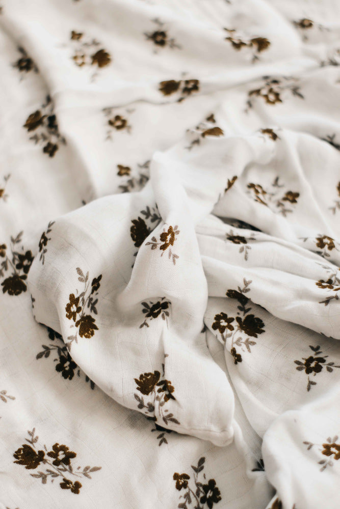 Bamboo Muslin Swaddle - Secret Garden