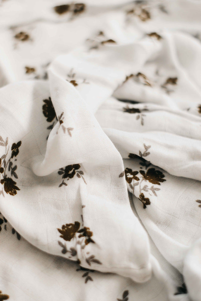 Bamboo Muslin Swaddle - Secret Garden