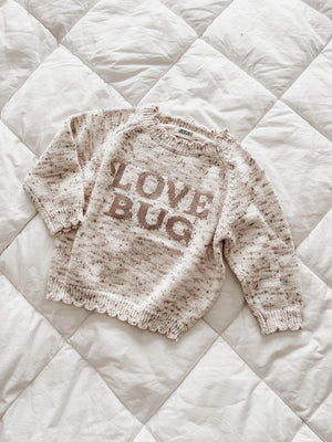 Love Bug Knit Jumper Mushroom JUNE PREORDER
